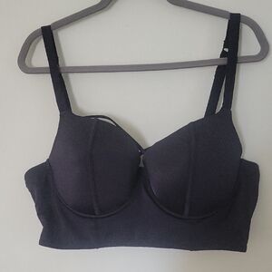 Torrid Size 3 Strappy Black Swim Bralette With Underwire